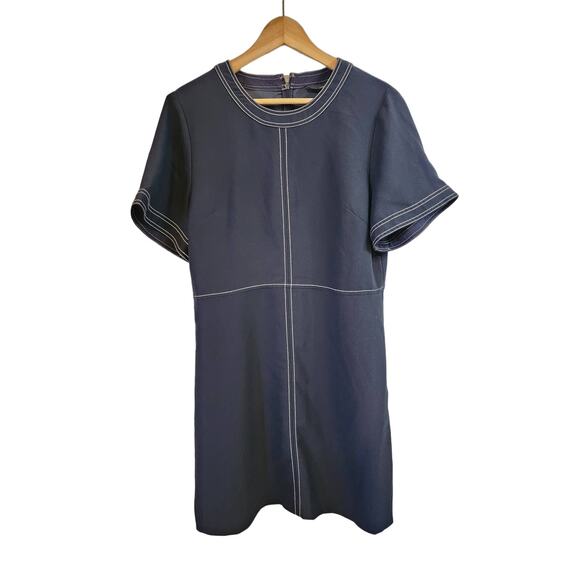 Banana Republic Dresses & Skirts - BANANA REPUBLIC Dark Blue Knee Length Dress Size 12